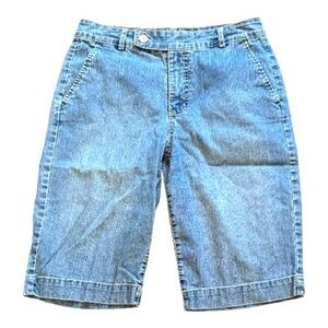 Bandolino Blue Denim Shorts Size 10